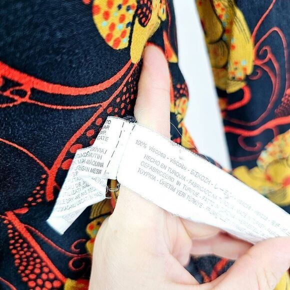 Zara A-Line Mini Dress Black XS - Picture 5 of 6